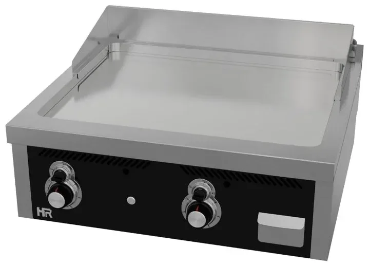 Retour Gratuit Plancha à gaz fry-top professionnelle à poser 800x750x410mm plaque chromée