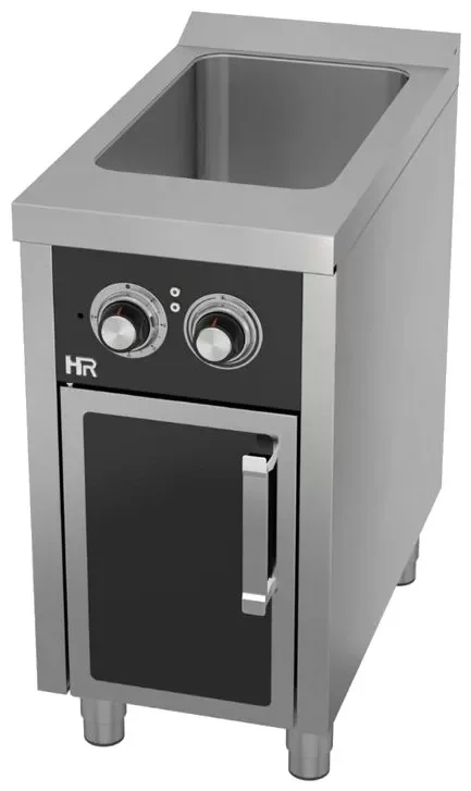Nouvelle Collection Bain marie électrique professionnel sur placard profondeur 750 mm réservoir gn1/1