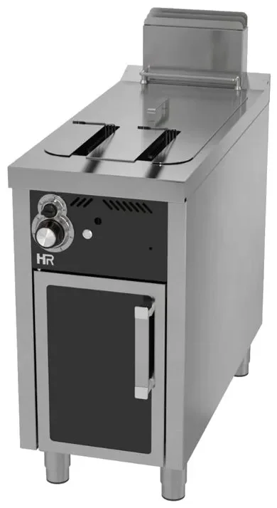 Prix Bas Friteuse à gaz professionnelle sur placard avec porte 20 litres profondeur 930 mm