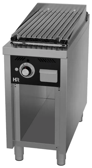 Barbecue à gaz professionnel 400x930x945mm sur placard ouvert Satisfait Ou Remboursé
