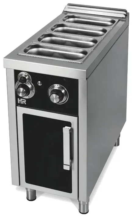 Bain marie à gaz professionnel sur placard profondeur 930 mm réservoir gn4/3 Livraison Gratuite