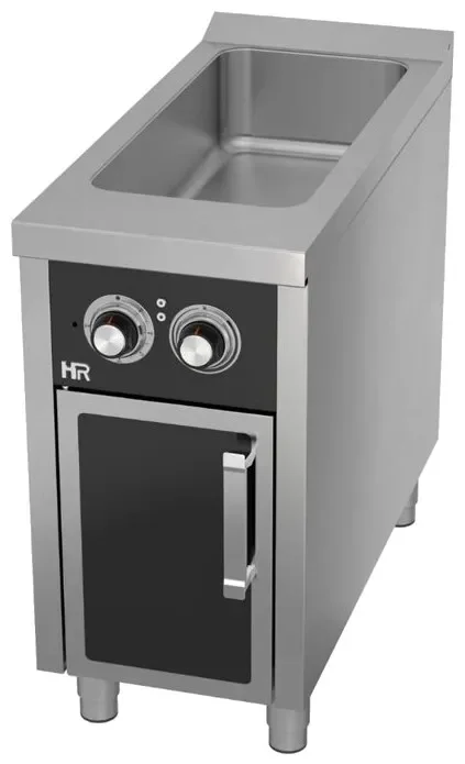 Bain marie électrique professionnel sur placard profondeur 930 mm réservoir gn4/3 Usine Directe