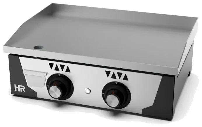 Solde Plancha à gaz professionnelle plaque 15mm en acier rectifié 8000w