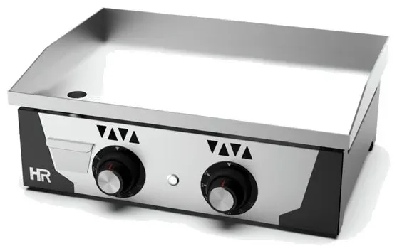 Plancha électrique professionnelle monophasé plaque 15mm revêtement chrome 4000w Offre Exclusive