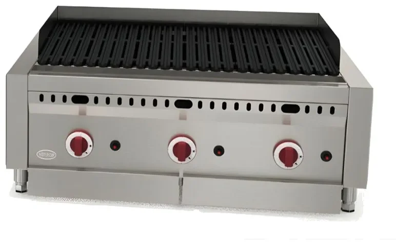 Grill barbecue à gaz professionnel 6 brûleurs 27 000w Certifié