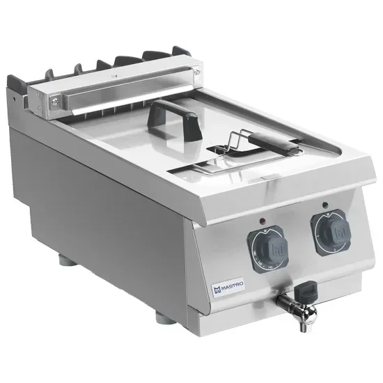 Friteuse électrique de table inox triphasée avec cuve 10 l puissance 7,5 kw Offre Du Jour