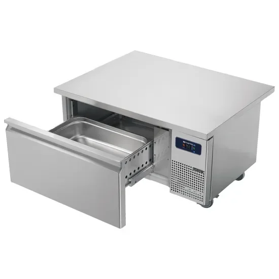 Meilleure Vente Soubassement négatif inox 1 tiroir gn 2/1 température -10/-20°c