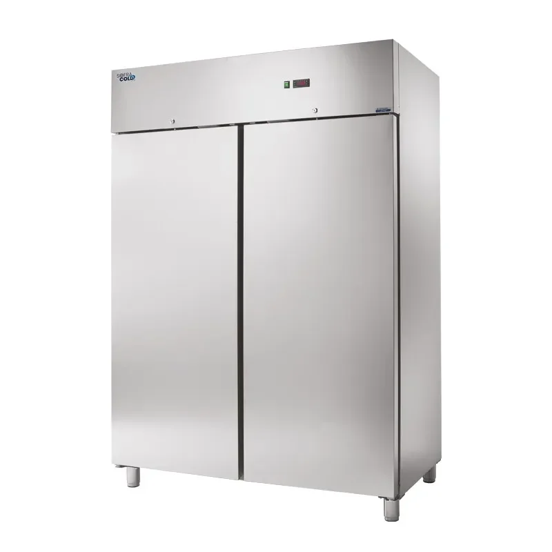 Offre Limitée Armoire positive inox 2 portes avec groupe monobloc tropicalisé - 1315 l - gaz r455a