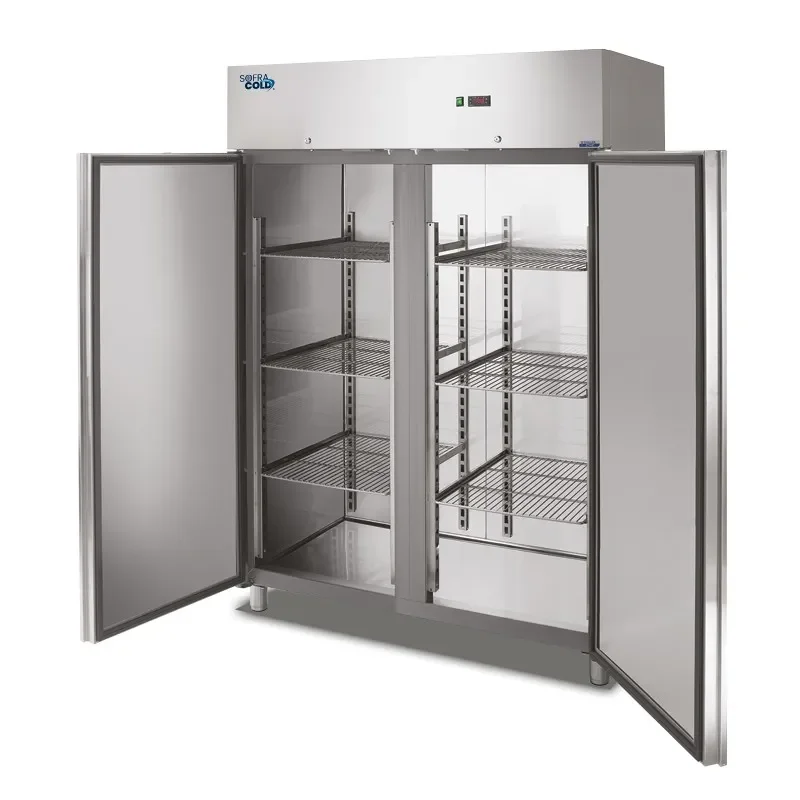 Offre Spéciale Armoire négative professionnelle 2 portes groupe tropicalisé - 990 litres - gaz r455a