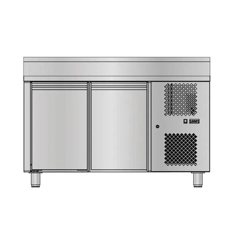 Saladette positive tropicalisée 7 bacs gn 1/3 avec 2 portes - 315 l - 1420x700x985/1055 Livraison Express