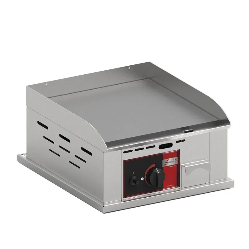 Offre Spéciale Plancha professionnelle lisse gaz en acier décarburé 1 zone - 400x400