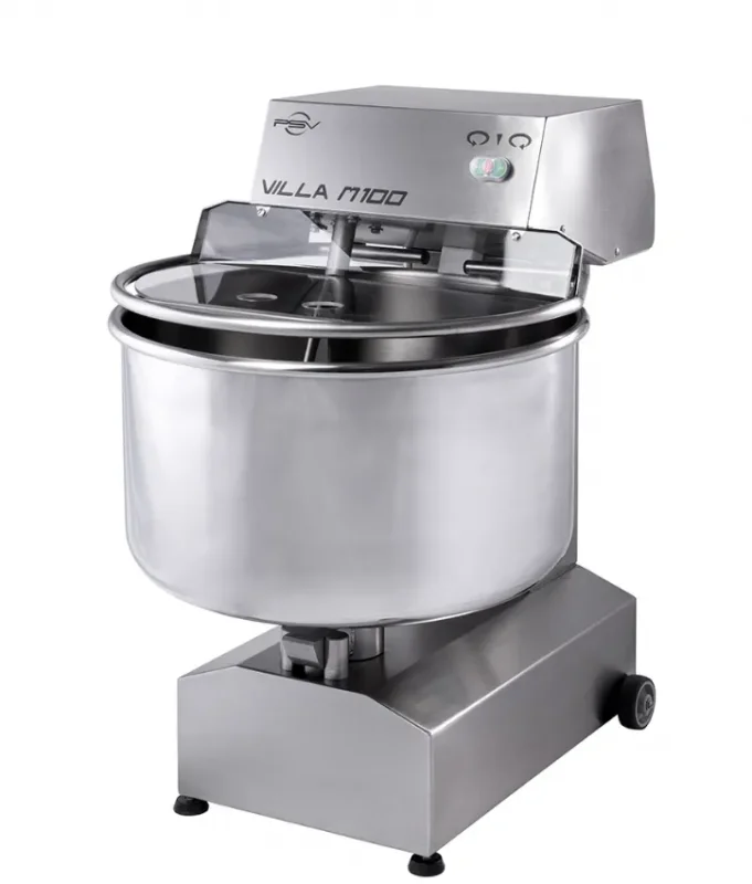 Pas Cher Mélangeur sur socle pour boucherie professionnel, cuve motorisée et basculante - 100l - 10-55kg