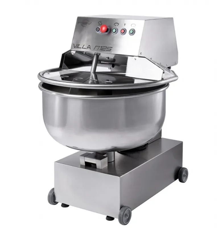 Mélangeur sur socle pour boucherie professionnel, cuve motorisée et basculante - 125l - 11-70kg Vente Directe
