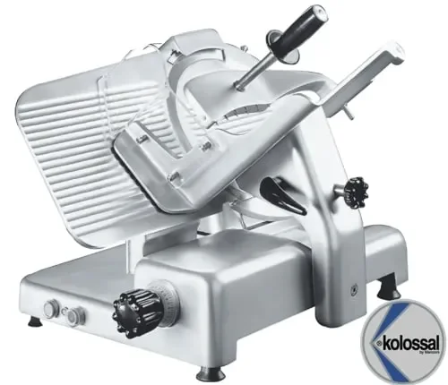Trancheur inclinés à pignon professionnel pour jambon en alu - lame=300mm Offre Exclusive