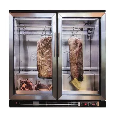 Meilleur Choix Armoire de maturation pour viandes 2 porte pivotante - 900x500x900 mm