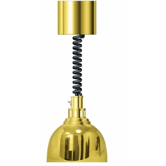 Lampe chauffante laiton brillant cordon rétractable - 250 w Expédition Rapide