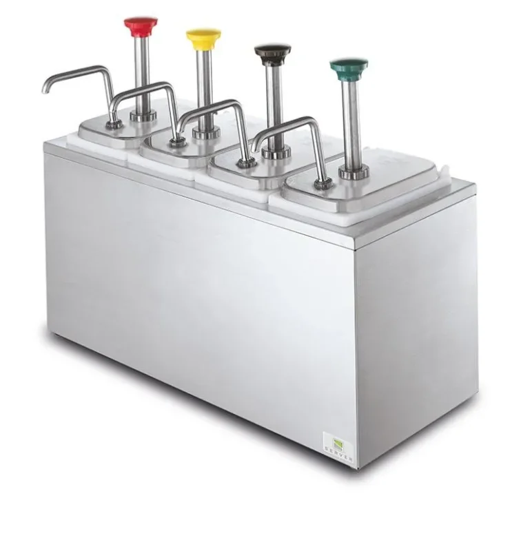 Distributeur de sauce à 4 pompes - 4x3.3 l Vente Directe