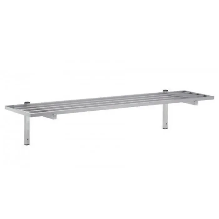 Réduction Étagère murale inox tubulaire consoles fixes - 1200x400x250 mm