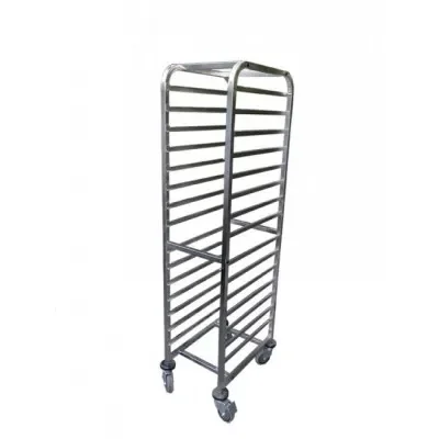 Prix Bas Echelle demontable inox gn1/1, 15 niveaux - 380x555x1485 mm