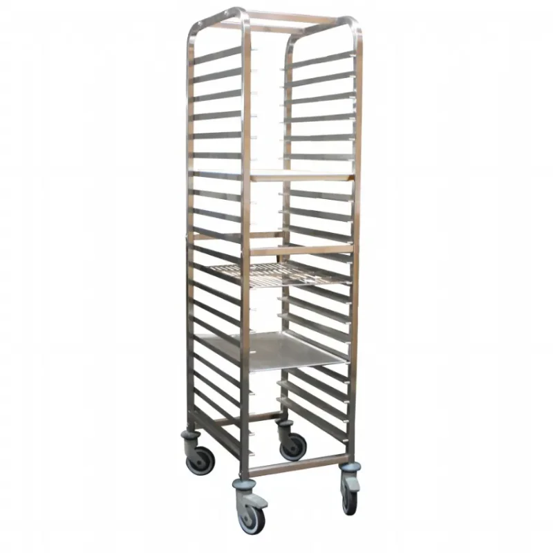 Echelle demontable inox 600x400, 15 niveaux - 465x630x1860 mm Commande En Gros