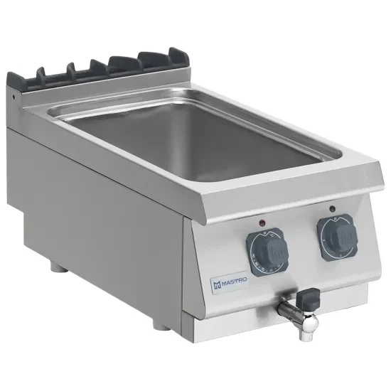 Bain-marie électrique de table en inox gn 1/2 et gn 1/3 h=150 mm Petit Prix