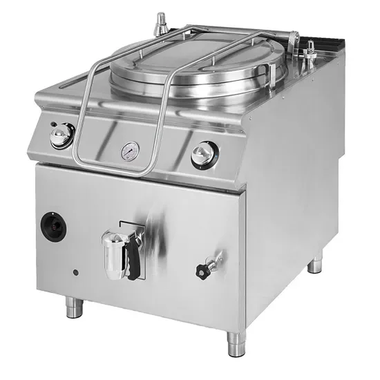 Marmite gaz chauffe directe sur coffre avec capacité 150 l puissance 24 kw Expédition Rapide