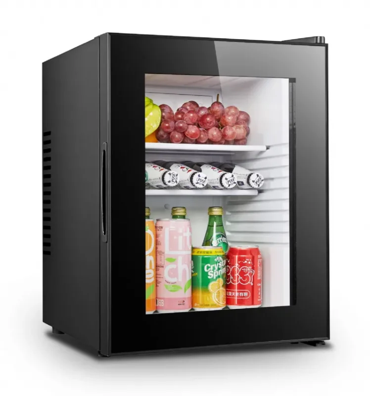Mini vitrine réfrigérée à poser noire 31 l - 405x443x545 mm Promotion