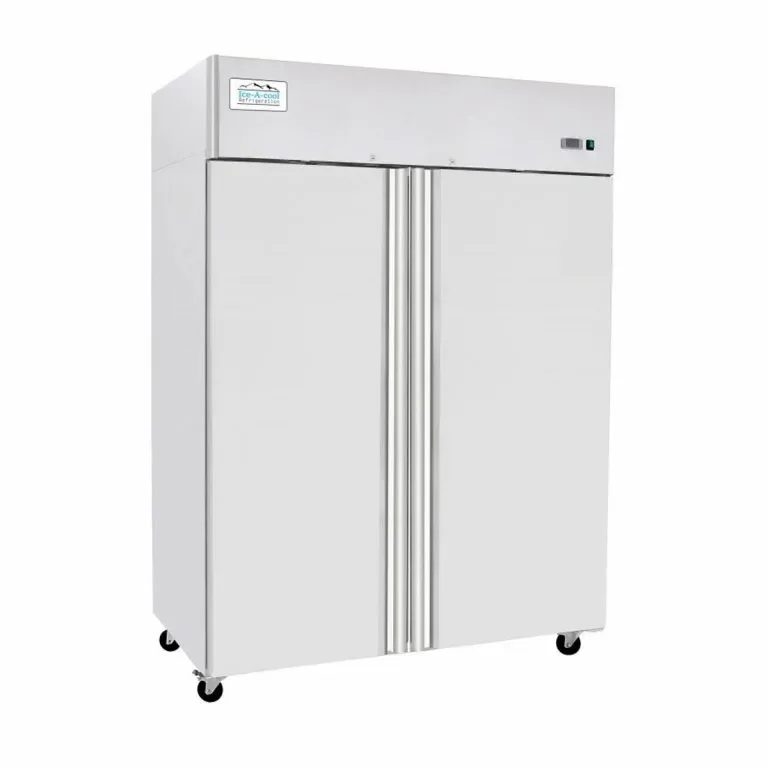 Prix Réduit Armoire réfrigérée négative 2 portes pleines gn2/1 - 1314 x 800 x 2065 mm