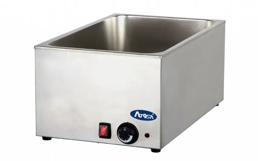 Dernier Modèle Bain marie pour gn1/1 sans robinet de vidange - 336×560×244 mm