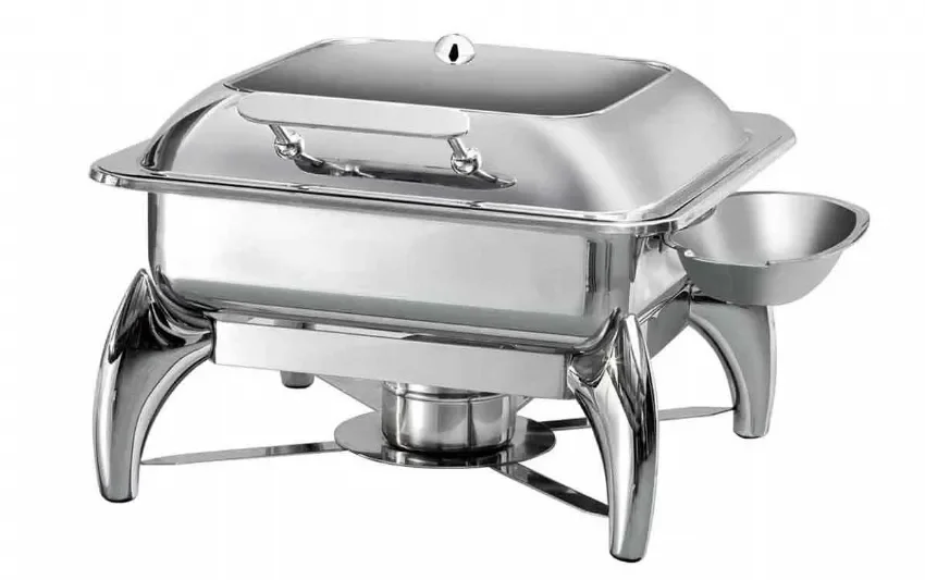 Commande En Gros Chafing dish gn2/3 à hublot en inox