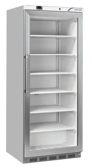 Armoire réfrigérée négative professionnel porte vitrée en inox 600 l - 780x768x1902 mm Achetez Aujourd’hui