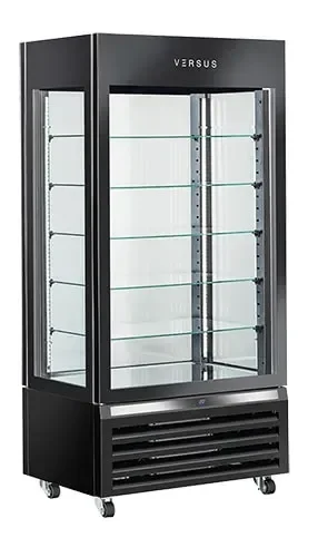 Vitrine réfrigérée positive panoramique versus 3 niveaux classe a - 900x650x1900 mm Achetez Aujourd’hui