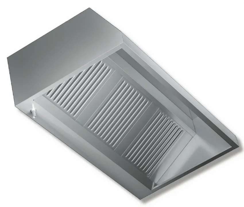 Hotte semi murale1600x1400 mm complète avec ventilateur et double aspiration 2800 m3 par heure Affaire À Saisir