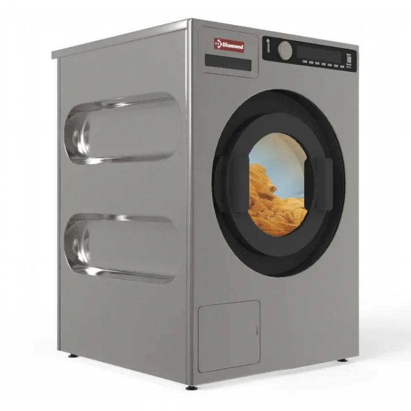 Soldes Lave-essoreuse inox-titanium avec pompe de décharge 8 kg