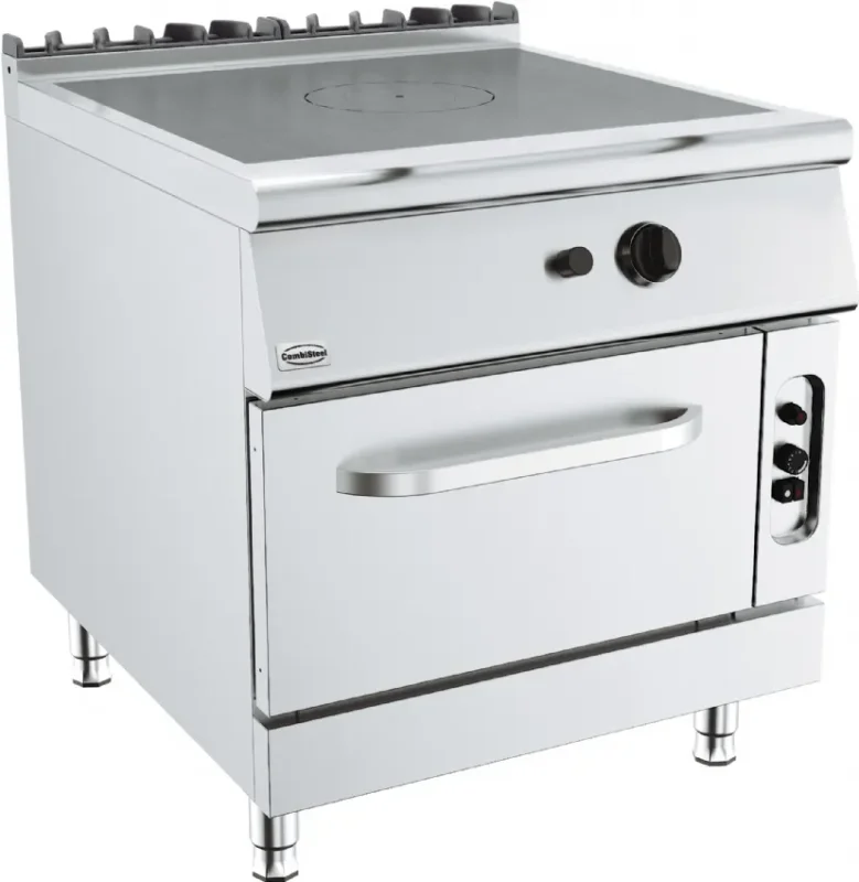 Cuisinière plaques coupe feu avec four à gaz - 800x900x900 mm Nouvelle Collection