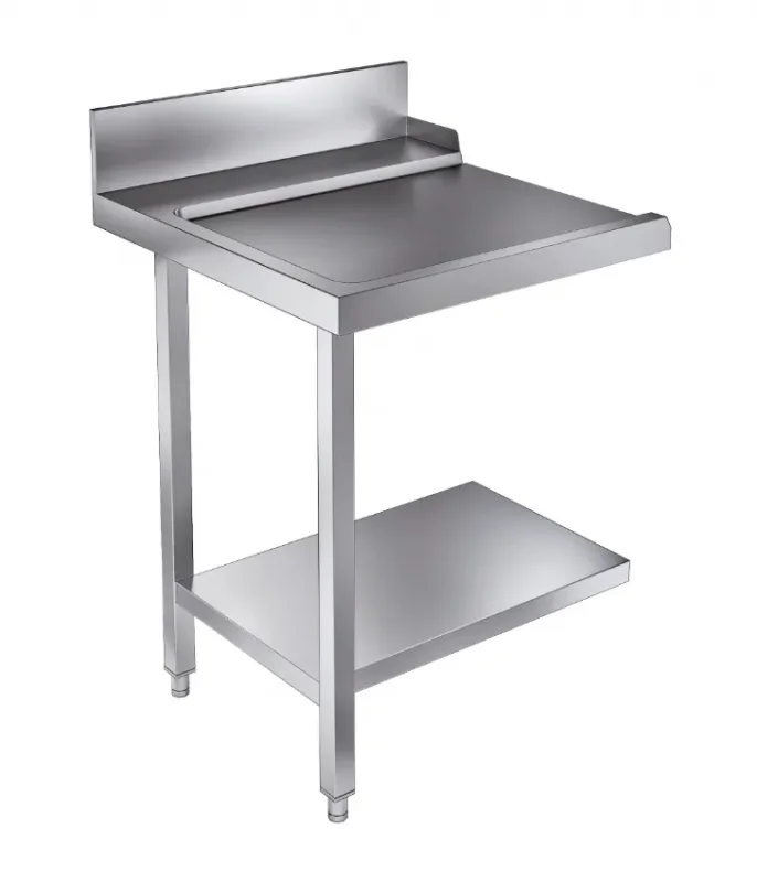 Table d'écoulement à gauche avec étagère pour 72800045-0046 - 700x750x900 mm Livraison Gratuite