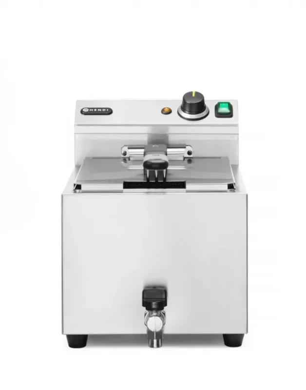 Friteuse snack triphasé à poser - 6600w - 302x687x375 mm Expédition Rapide