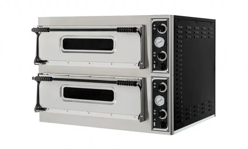 Promotion Saisonnière Four à pizza triphasé professionnel 2 chambres - 1360x844x745 mm