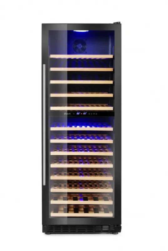 Top Vente Cave à vin professionnelle 135 bouteilles deux zones - 387 l