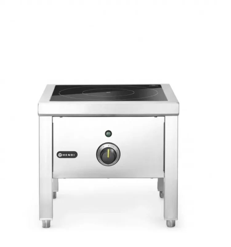 Réchaud à induction triphasé professionnel - 5 kw - 400x400x380 mm Achat Immédiat