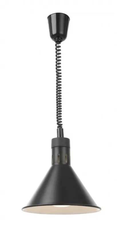 Satisfait Ou Remboursé Lampe chauffante réglable conique noir 230v 250w