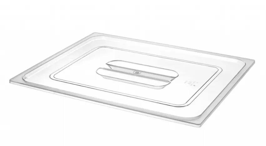 Couvercle gastronorm 2/1 s/ouv polycarb. transp. Remise