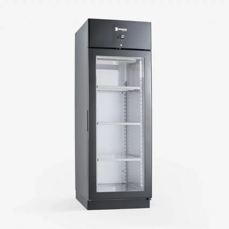 Affaire À Saisir Armoire de maturation à glissières porte vitrée noire r290 - 630 l