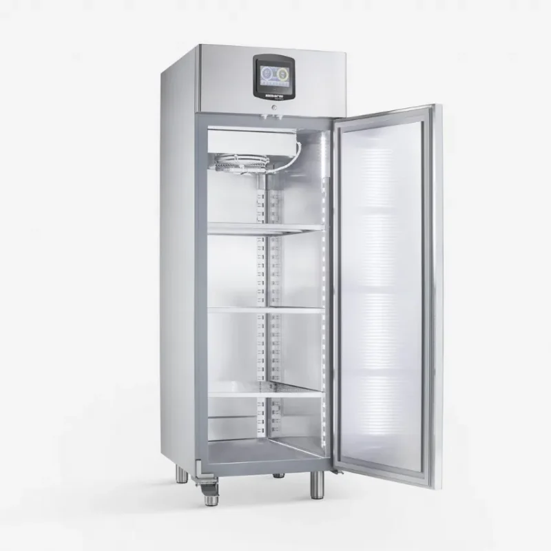 Armoire de maturation à glissières porte pleine en inox avec connexion r452 - 606 l Offre Du Jour