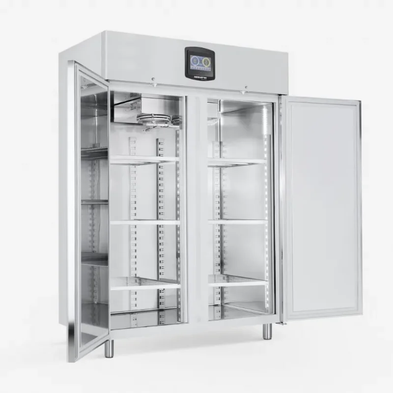 Armoire de maturation à glissières 2 portes pleines en inox avec connexion r452 - 1355 l Prix Choc