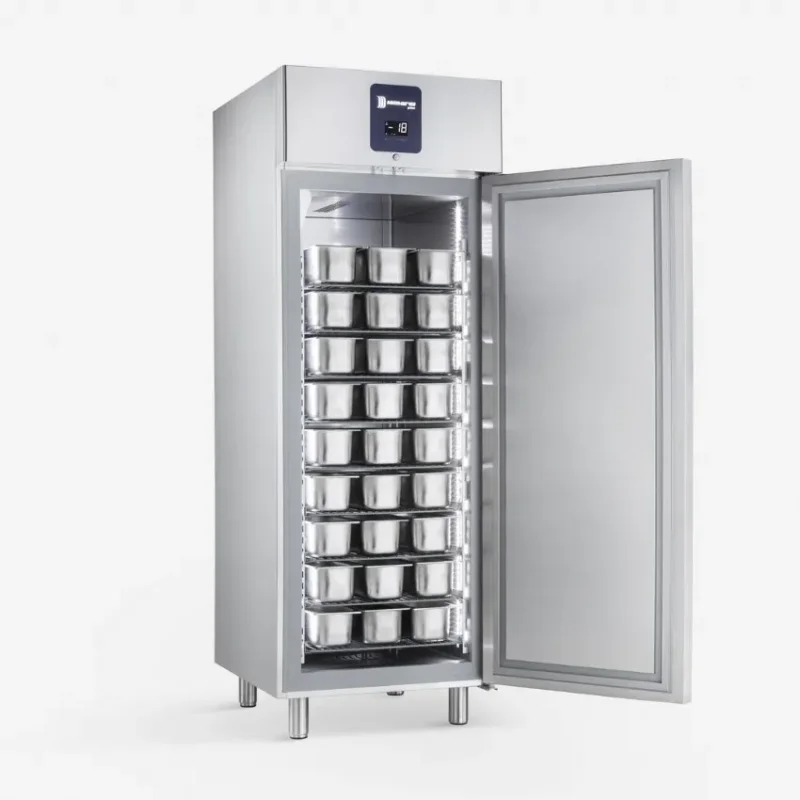 Armoire pour glacier négative 10 niveaux 530x700 mm porte pleine -12/-25°c - 669 l Bon Marché