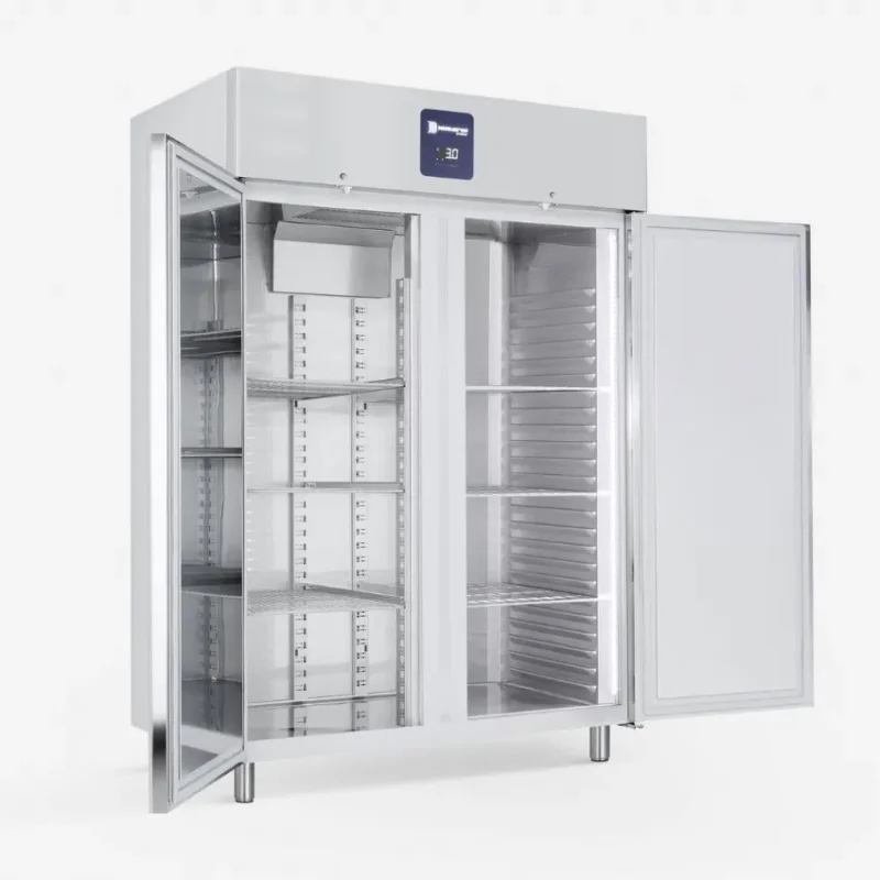 Réduction Armoire réfrigérée positif 2 portes pleines -2/+8°c gamme express - 1323 l
