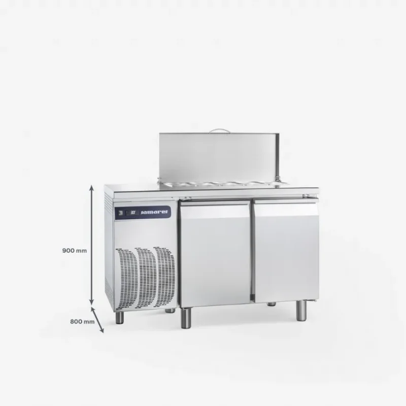Table de sandwicherie réfrigérée 2 portes 0/+8°c - 400 l Livraison Express