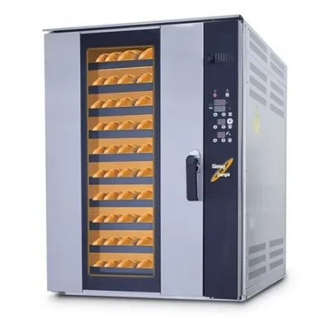 Vente Flash Four ventilé 10 niveaux boulangerie en inox avec commande digitale - 19.5 kw