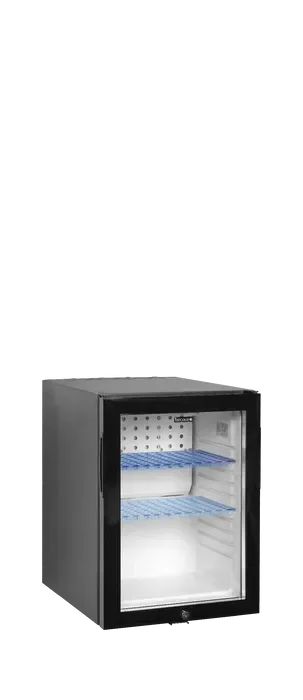 Acheter Direct Réfrigérateur minibar à porte vitrée 38 l noir 1 porte vitrée - 402x485x565 mm